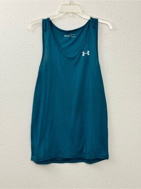 Under Armour Teal Blue Men's Performance Tank Top